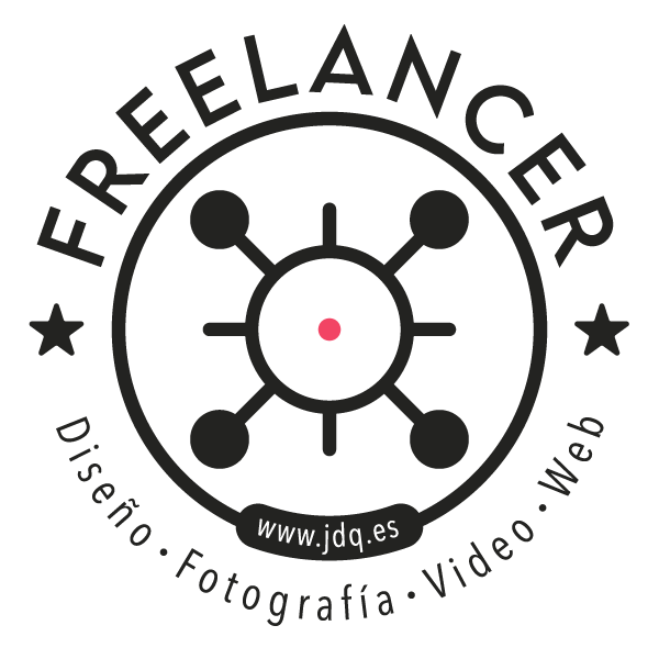 Logotipo monocromático blanco de Freelancer Juan Diego Quintero